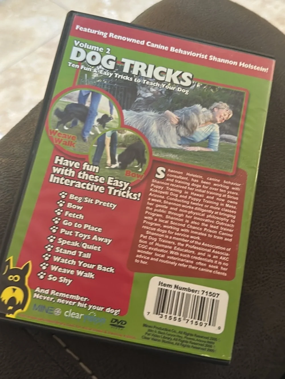 Dog Tricks Training DVD - Volume 2